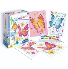 aquarellum farfalle - 2 disegni e 3 colori