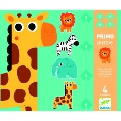 puzzle progressivo - nella giungla 3-4-5-6 pz