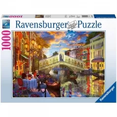 tramonto sul ponte di rialto - puzzle 1000 pezzi