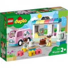 LEGO DUPLO Town 10990 Cantiere Edile con Bulldozer, Betoniera e Gru  Giocattolo, Giocattoli per Bambini con