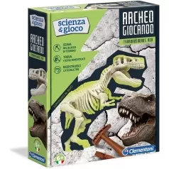 scienza e gioco - archeogiocando t-rex luminoso al buio