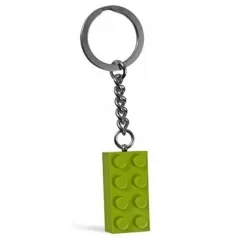 portachiavi mattoncino lego verde chiaro