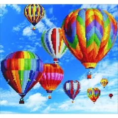 hot air balloons- diamond dotz advanced 50451 40x37cm