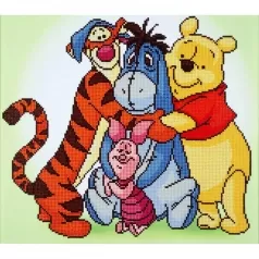 pooh and friends - diamond dotz cd854300210 47x42cm