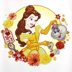 belle's world - diamond dotz cd851000107 40x40cm