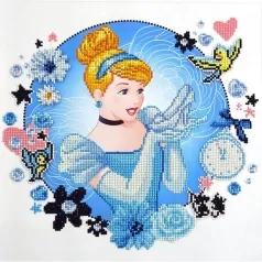 cinderella's world - diamond dotz cd851000307 40x40cm