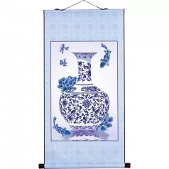 oriental blessing peace scroll - diamond dotz advanced dd17.001 49,5x112cm