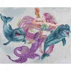 mermaid and friends - diamond dotz advanced 51149 47x37cm