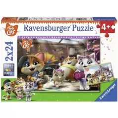 44 gatti - puzzle 2x24 pezzi