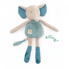 bergamotto l'elefante - sonaglino peluche