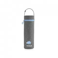 thermibag silky azzurra - borsa isotermica per thermos e biberon 500 ml