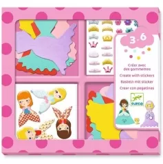 adoro le principesse! - quadretti con adesivi in feltro