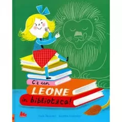 c'e un leone in biblioteca