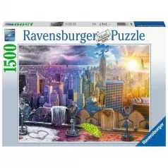 le stagioni di new york - puzzle 1500 pezzi