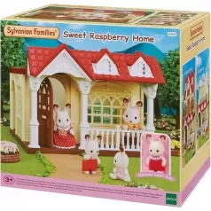 sweet raspberry home - casa con tetto rosso