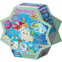 aquabeads star bead studio - kit con piastre e 1000 perline