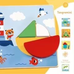 tangramini - completa le figure con le sagome in legno