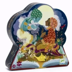 aladino - silhouette puzzle 24 pezzi