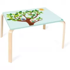 tavolo in legno gufo lou 70x50x45cm