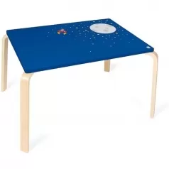 tavolo in legno luna e stelle 70x50x45cm