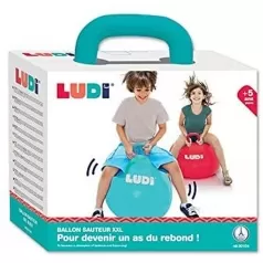 pallone gonfiabile per saltare xxl 55cm azzurro