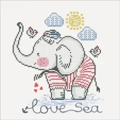 love sea - diamond dotz intermediate dd5.061 32x32cm