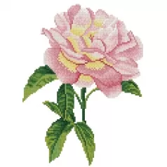 pink rose - diamond dotz intermediate dd5.069 27,7x35,7cm