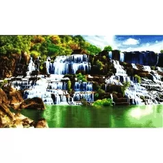 pongour waterfall - diamond dotz advanced dd14.004 101x57cm