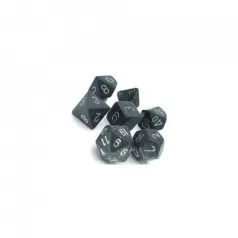 speckled hi-tech grigio/argento - set di 7 dadi poliedrici