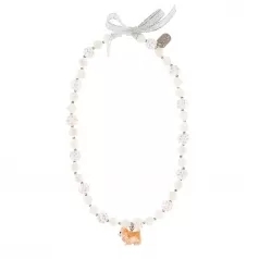 necklace hanni dog, off white