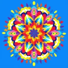 mandala - diamond dotz intermediate 50454 30,48x30,48cm