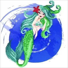 mermaid - diamond dotz intermediate 51150 30,48x30,48cm