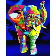 elephant - diamond dotz advanced 50457 37x47cm