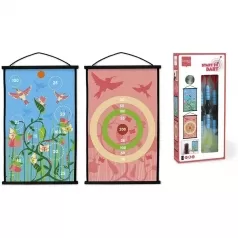 freccette a ventosa e bersaglio 38x60 - star to dart uccellini