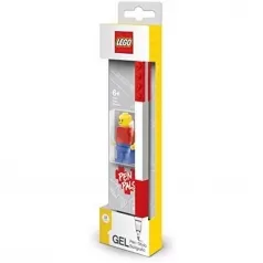 penna gel rossa piu minifigure