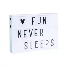 lightbox a4 con alimentatore e 85 lettere – menta