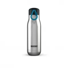 borraccia termica acciaio inox - 350ml grigio acciaio