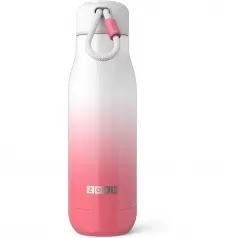 borraccia termica acciaio inox - 500ml rosa e bianco