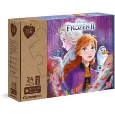 frozen ii elsa anna e olaf - puzzle 24 pezzi maxi - play for future