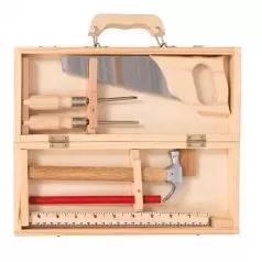 valigetta degli attrezzi in legno
