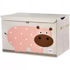 baule portagiochi ippopotamo