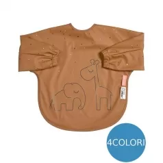 bavaglino con maniche dreamy dots mostarda 6-18 mesi