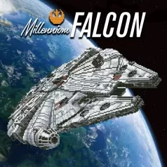 millennium falcon - diamond dotz advanced cd730100410 51,5x51,5cm