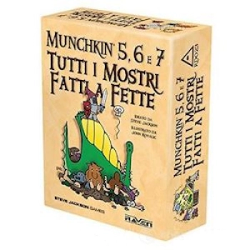 munchkin 5, 6 e 7 - tutti i mostri fatti a fette