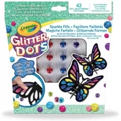 glitter dots - magici mosaici farfalla 3d