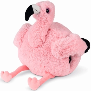 peluche scaldamani - fenicottero 30cm