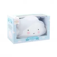 luce notturna nuvola bianca + adattatore in regalo