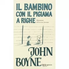 il bambino con il pigiama a righe