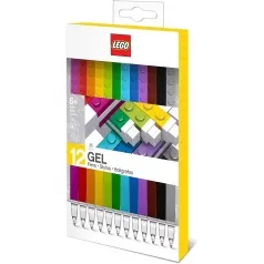 set di 12 penne gel colorate