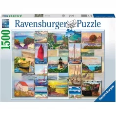 collage costiero - puzzle 1500 pezzi